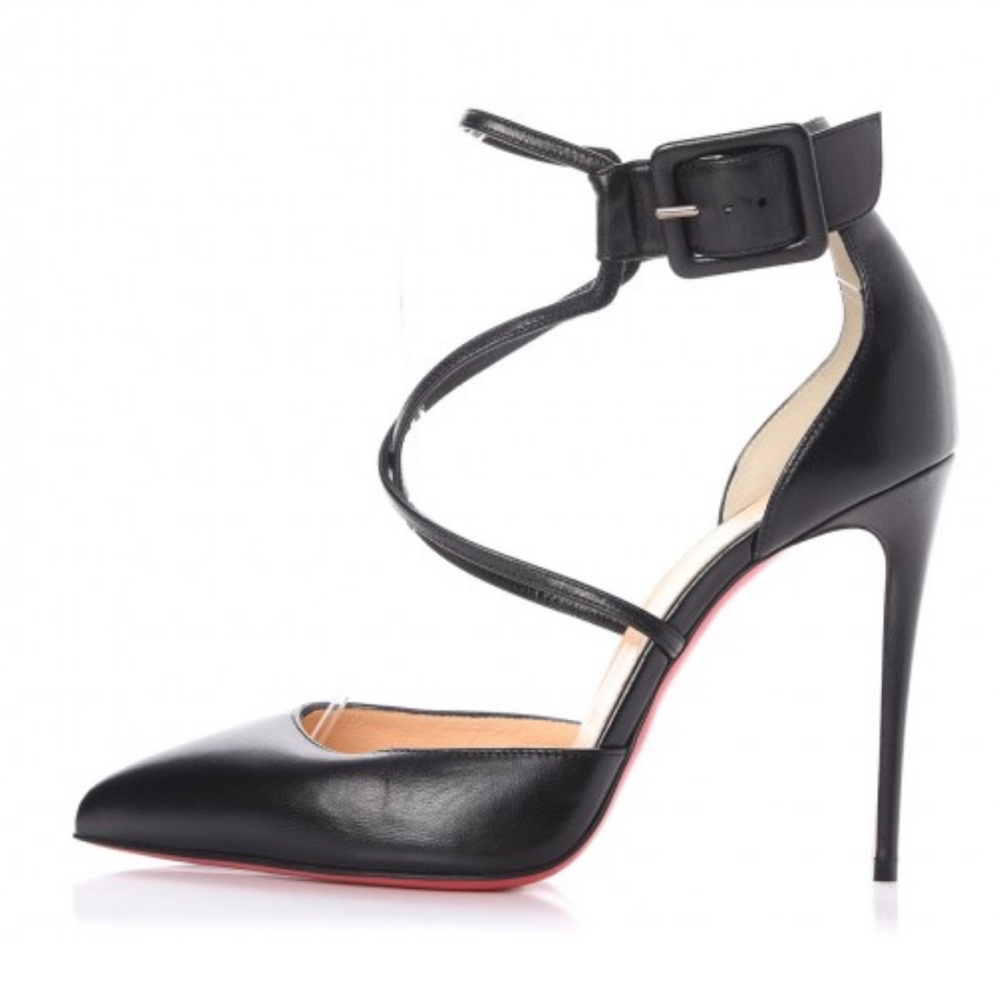 Christian Louboutin Suzanna 100 Nappa Black Heels